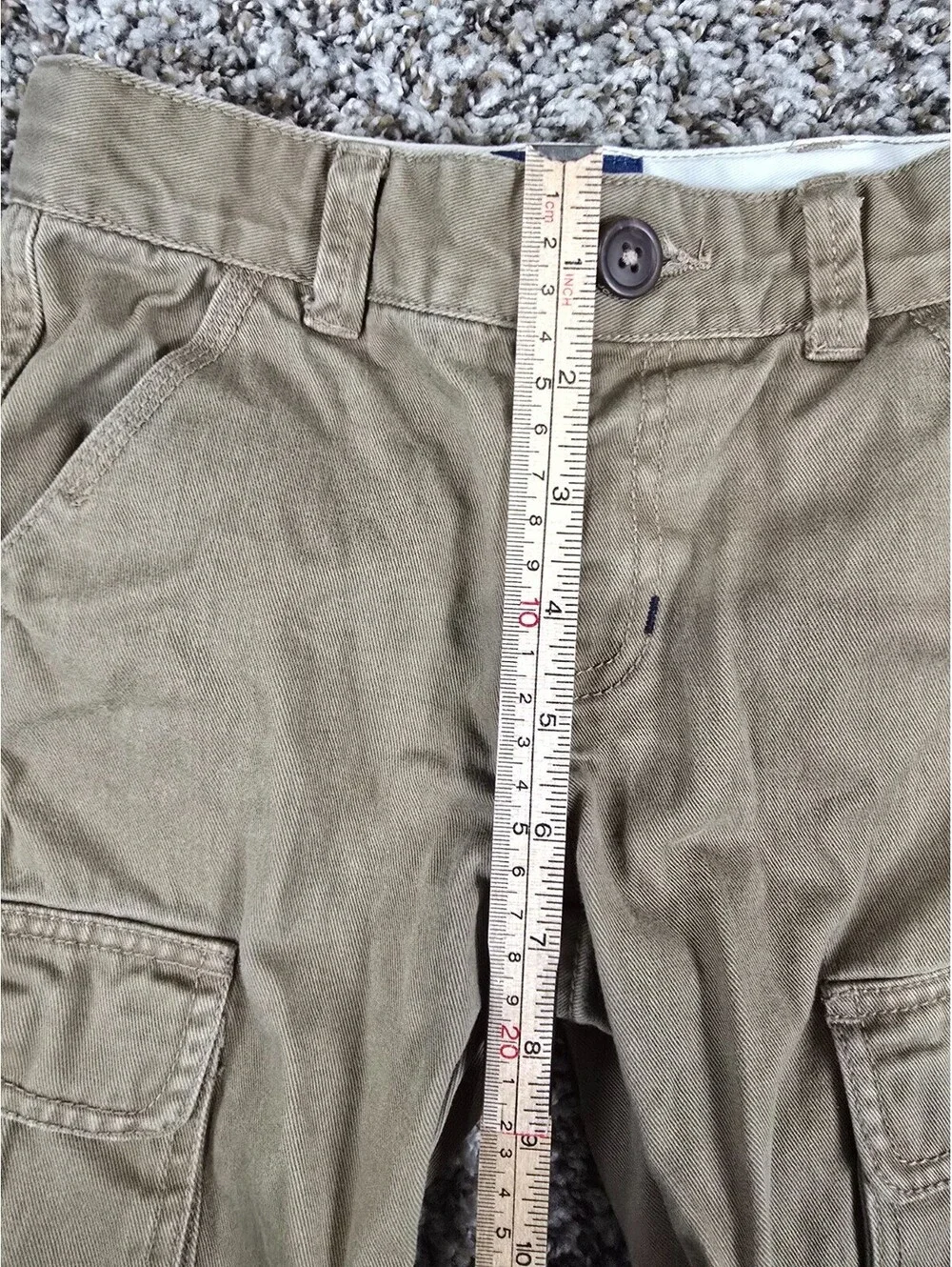 Joules Clothing Boys Sz 5 Classic Straight Leg Cargo Khaki Pants Beige Tan